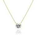 Minimalist Solitaire Floating Pendant
